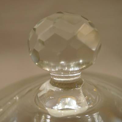 Paire de baguiers en cristal de Baccarat