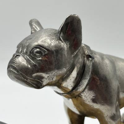 Encrier art déco, Bouledogue, Bulldog