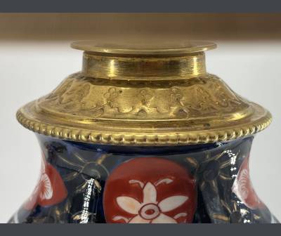 Paire de lampes En Porcelaine Imari, Epoque XIXè Siècle