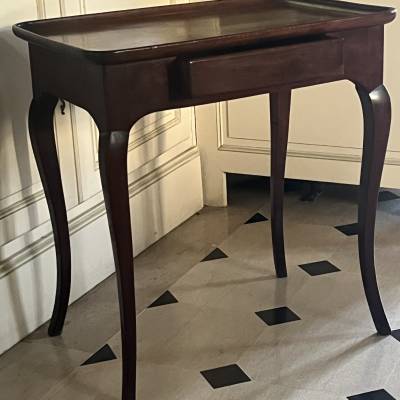 Cabaret Table In Solid Mahogany. Louis XV Period