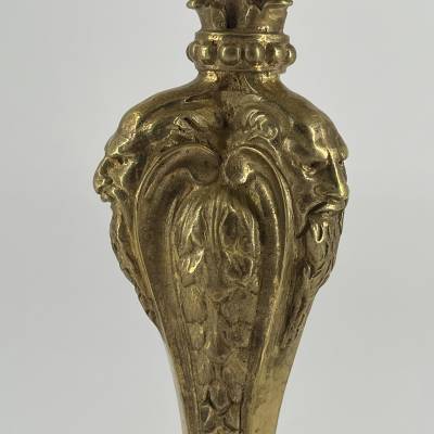 Torch Mounted In A Lamp, In Gilded Bronze. Regency style.